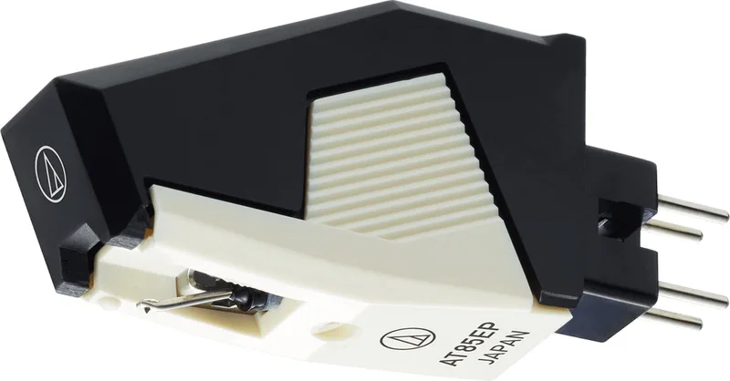 AT- 85 EP Dual Moving Magnet cartridge met gelijmde elliptische naald van Audio-Technica in Wit – productfoto