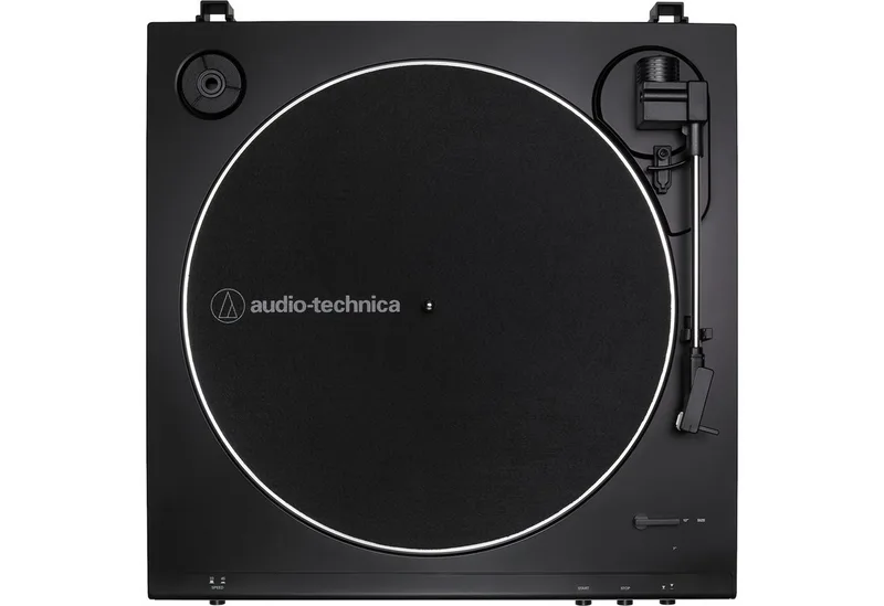 AT-LP60X - Volledig automatisch - Riemaandrijving - Platenspeler by Audio-Technica in Black – product photo