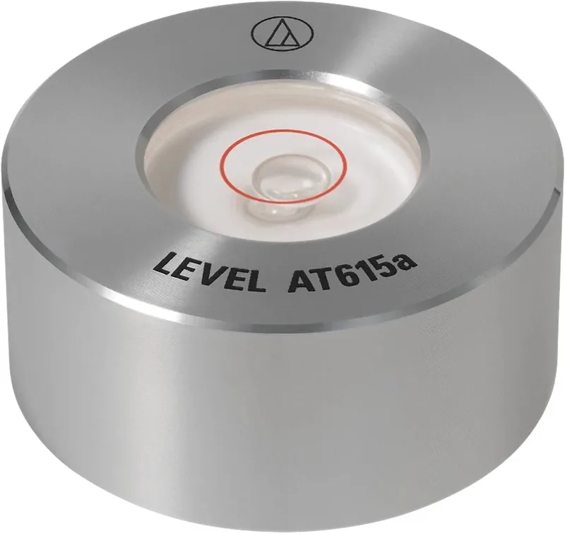 Level AT615A Turntable Level - Platenspeler Waterpas van Audio-Technica in Zilver – productfoto