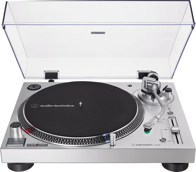 Platenspeler Audio-Technica Iberia AT-LP120XUSBSV Zilverkleurig