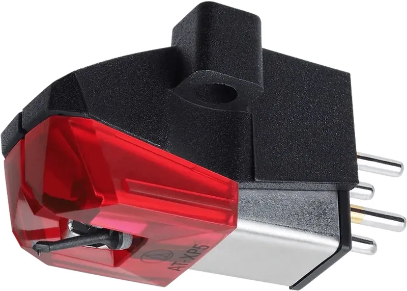Professional DJ Dual Moving Magnet Stereo Cartridge AT-XP5 Stereo Cartridge - dubbel bewegend magneet-stereo-element van Audio-Technica in Zwart, Rood – productfoto