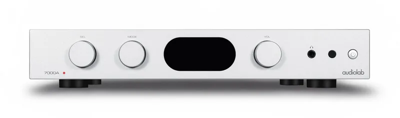 Audiolab 7000A Geïntegreerde Stereo Versterker – met DAC en Phono – 2x 110W – Voor TV (HDMI ARC) & Streaming by Audiolab in Silver – product photo