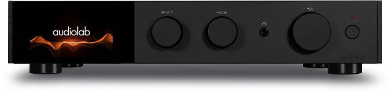 Audiolab 9000A - Geïntegreerde Versterker - Opticaal & Coax uitgang - MM Phono Stage van Audiolab in Zwart – productfoto