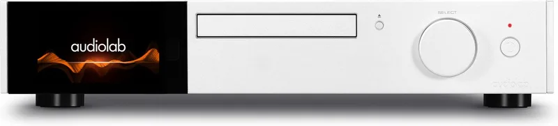 Audiolab 9000CDT CD-Transport - Foutloze CD-weergave & Precisiemechanisme - Trillingsvrij ontwerp & 4,3" IPS Display - USB, Optical & Coax Uitgangen van Audiolab in Zilver – productfoto
