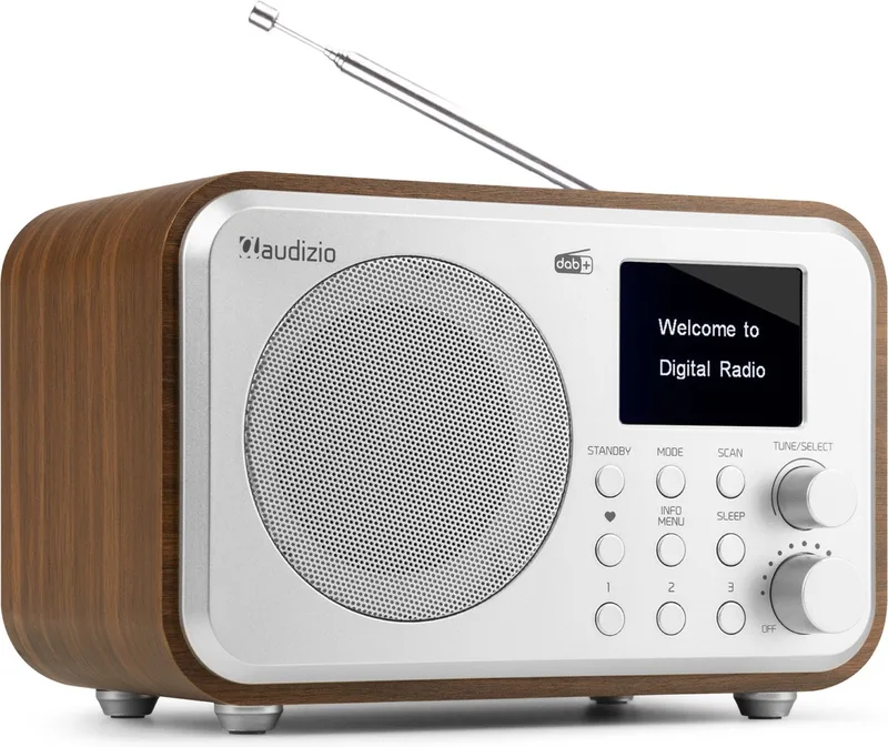 DAB radio met Bluetooth Milan by Audizio in Silver – product photo
