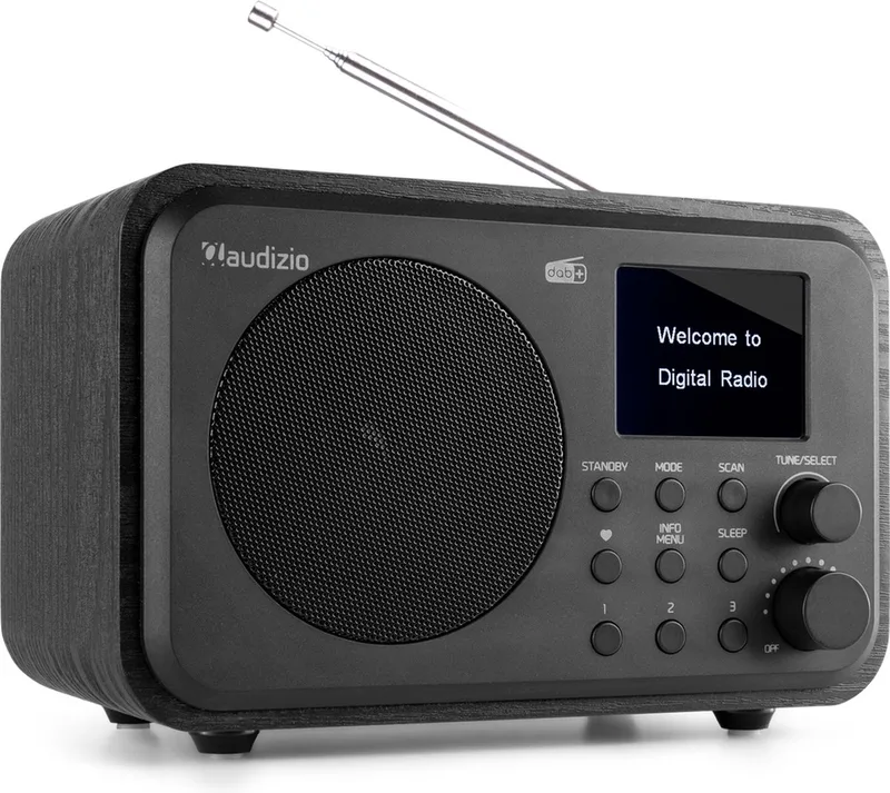DAB radio met Bluetooth Milan by Audizio in Black – product photo
