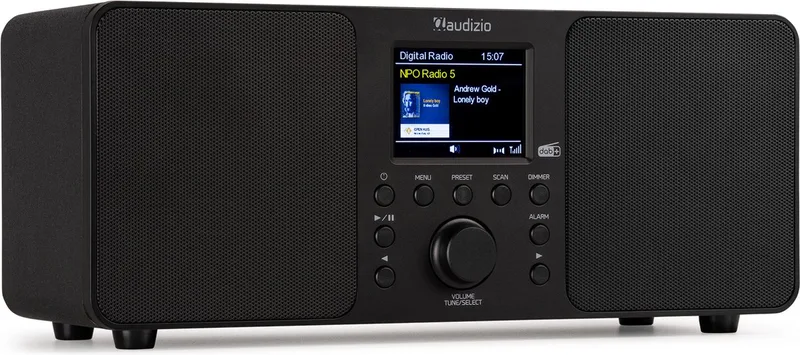 DAB radio met Bluetooth Genua by Audizio in Black – product photo