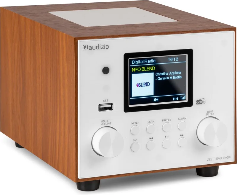 DAB radio Vieste by Audizio in White – product photo