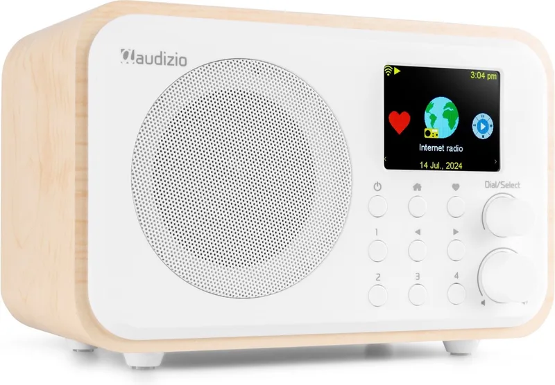 DAB radio Vicenza by Audizio in White – product photo