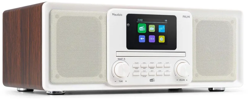 DAB radio Palmi från Audizio i Vit – produktbild