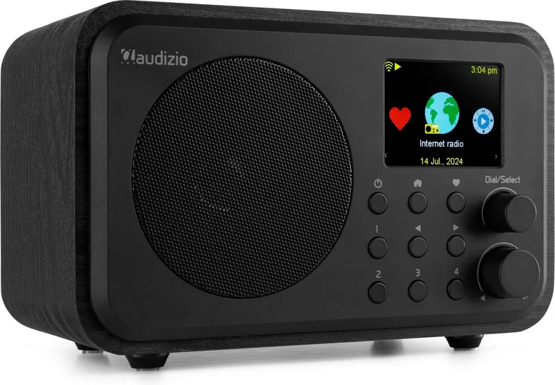 DAB radio Vicenza by Audizio in Black – product photo
