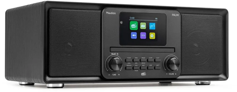 DAB radio Palmi by Audizio in Black – product photo