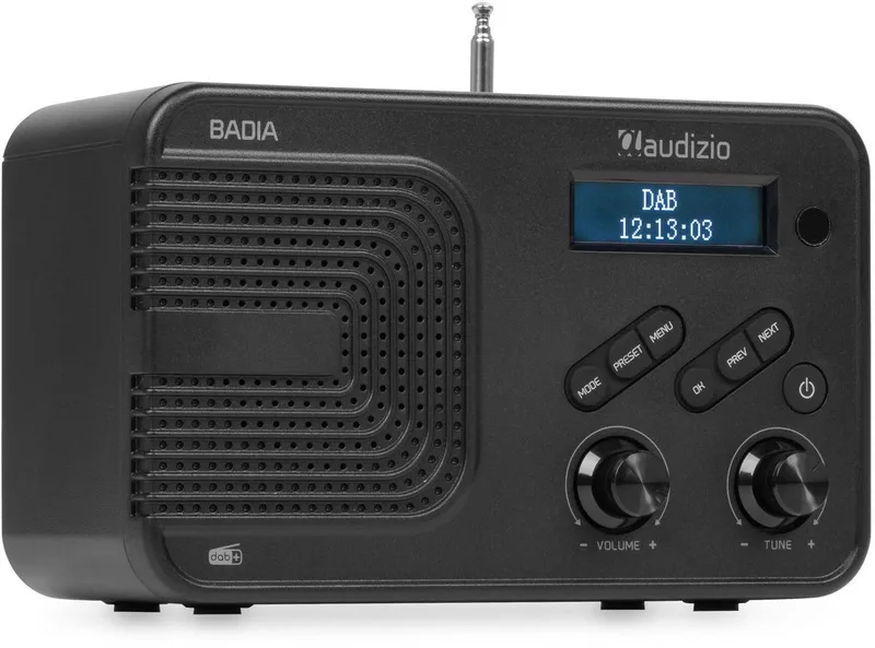 DAB radio Badia by Audizio in Black – product photo