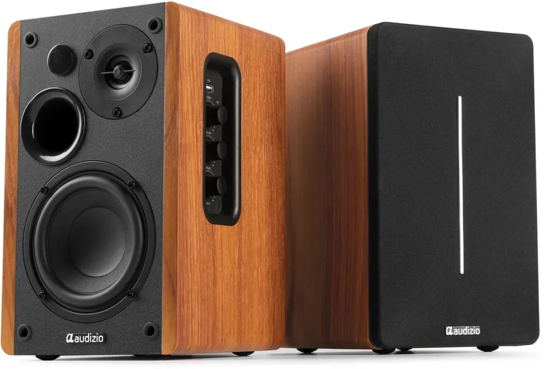 HiFi speakers KS01B by Audizio in Brown – product photo