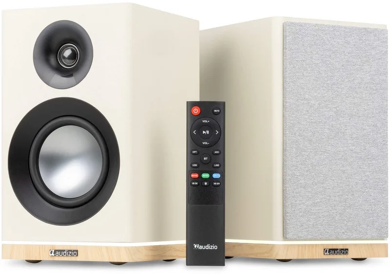 HiFi speakers KS12 by Audizio in Cream – product photo