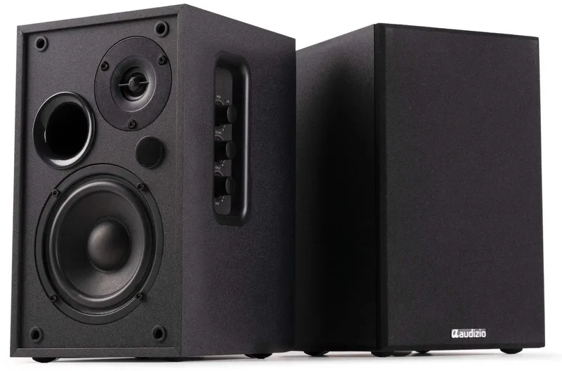 HiFi stereo set KS02 van Audizio in Zwart – productfoto