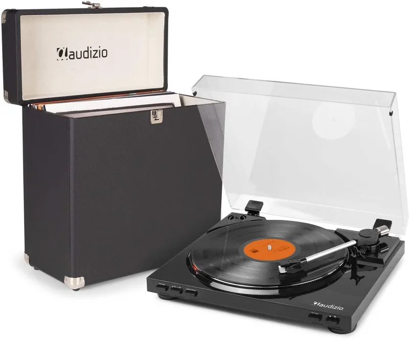 High end platenspeler met platenkoffer RP310 by Audizio in RP310 + Platenkoffer – product photo