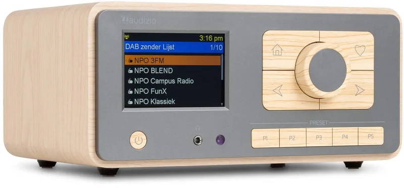 Internet radio Dozza by Audizio in Bamboe – product photo
