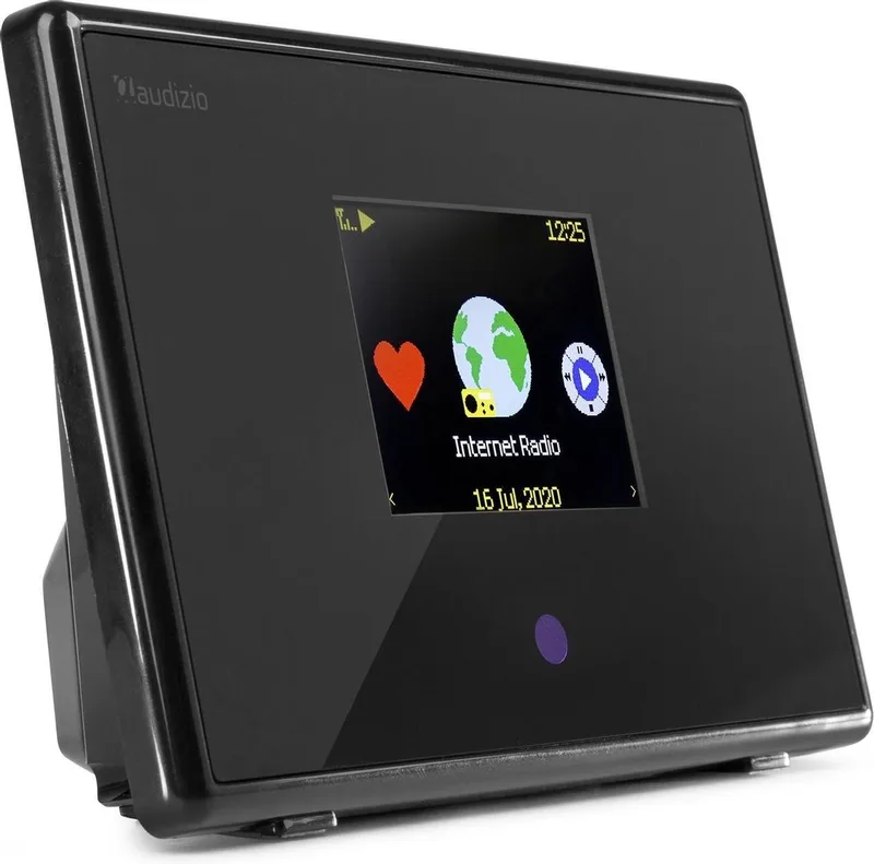 Internet radio tuner Turin by Audizio in Black – product photo