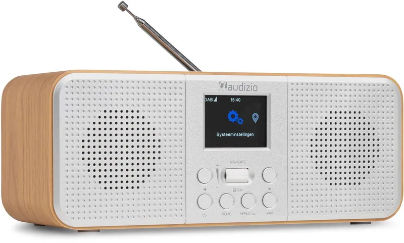 Internet radio Bucine by Audizio in Silver – product photo