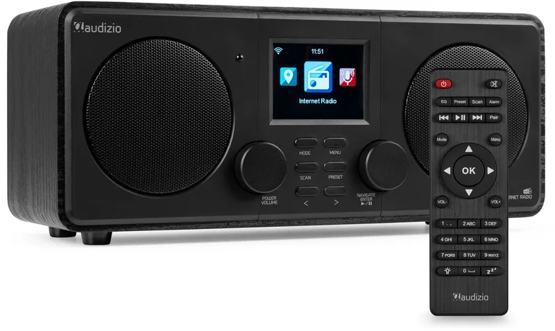 Foza digitale radio met Bluetooth by Audizio in Black – product photo