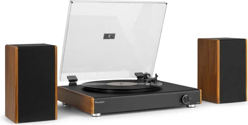 Platenspeler Bluetooth RP335 de Audizio en Marron – photo produit