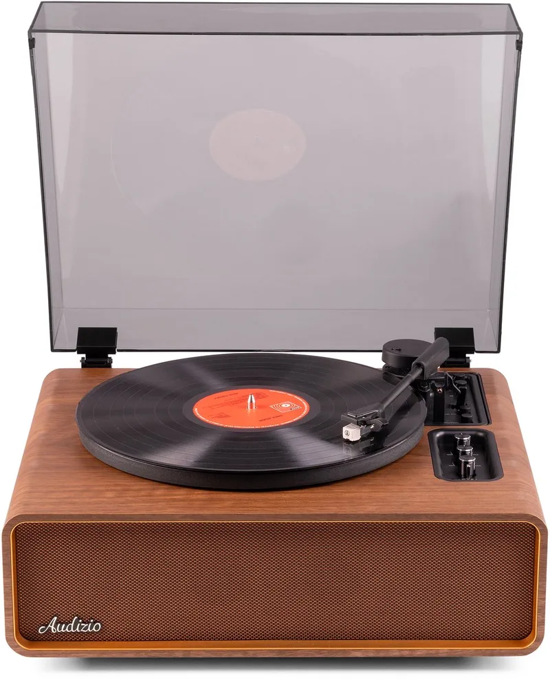Premium platenspeler Laredo by Audizio in Brown – product photo
