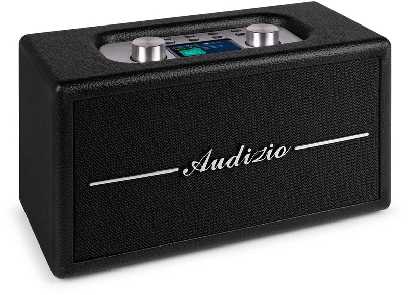 Retro radio Tune60 de Audizio en Noir – photo produit