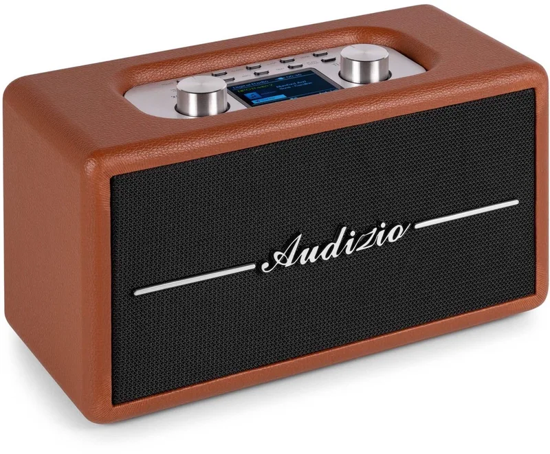 Retro speaker Tune60 från Audizio i Brun – produktbild
