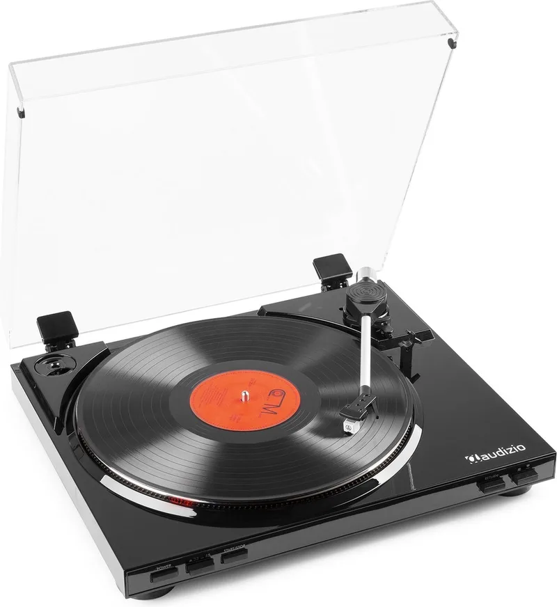 RP310 hifi platenspeler met auto return en Audio Technica element en naald van Audizio in RP310 Platenspeler – productfoto
