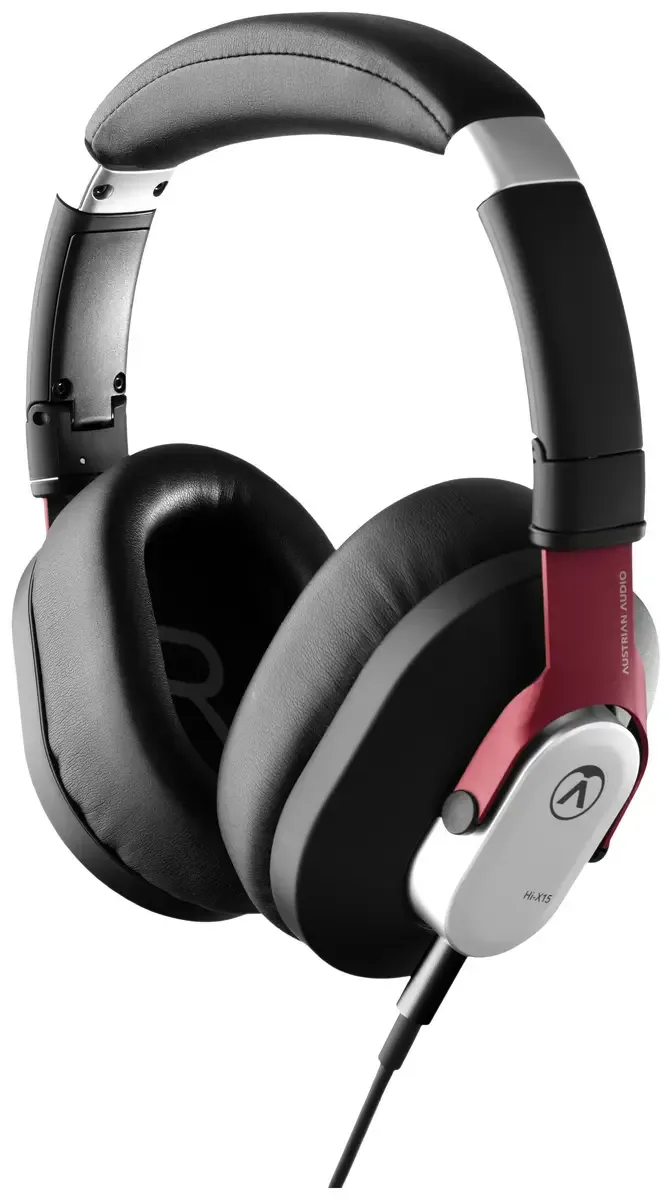 Hi-X15 HiFi Over Ear koptelefoon Kabel Vouwbaar, Zwenkbare oorschelpen von Austrian Audio in Schwarz – Produktfoto 1 von 2