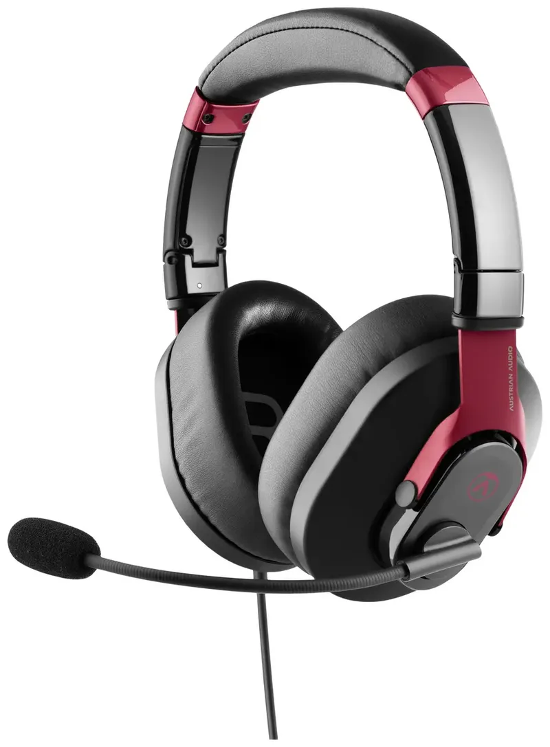 PG16 Over Ear headset Kabel 7.1 Surround Microfoon uitschakelbaar (mute) Gamen fra Austrian Audio i Sort – produktbillede 1 af 2