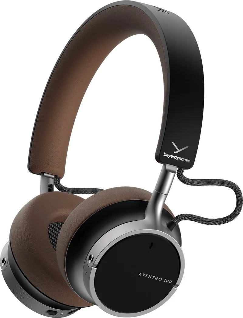 Aventho 100 Bluetooth On-Ear Headphones, brown van beyerdynamic in Bruin – productfoto