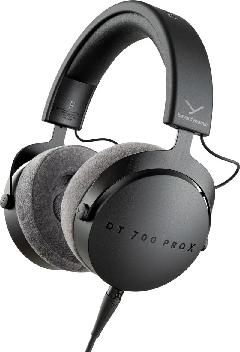 Beyerdynamic-DT 700 PRO X - Wired Studio Headphones - 48 Ohm - Grijs by beyerdynamic in Black – product photo