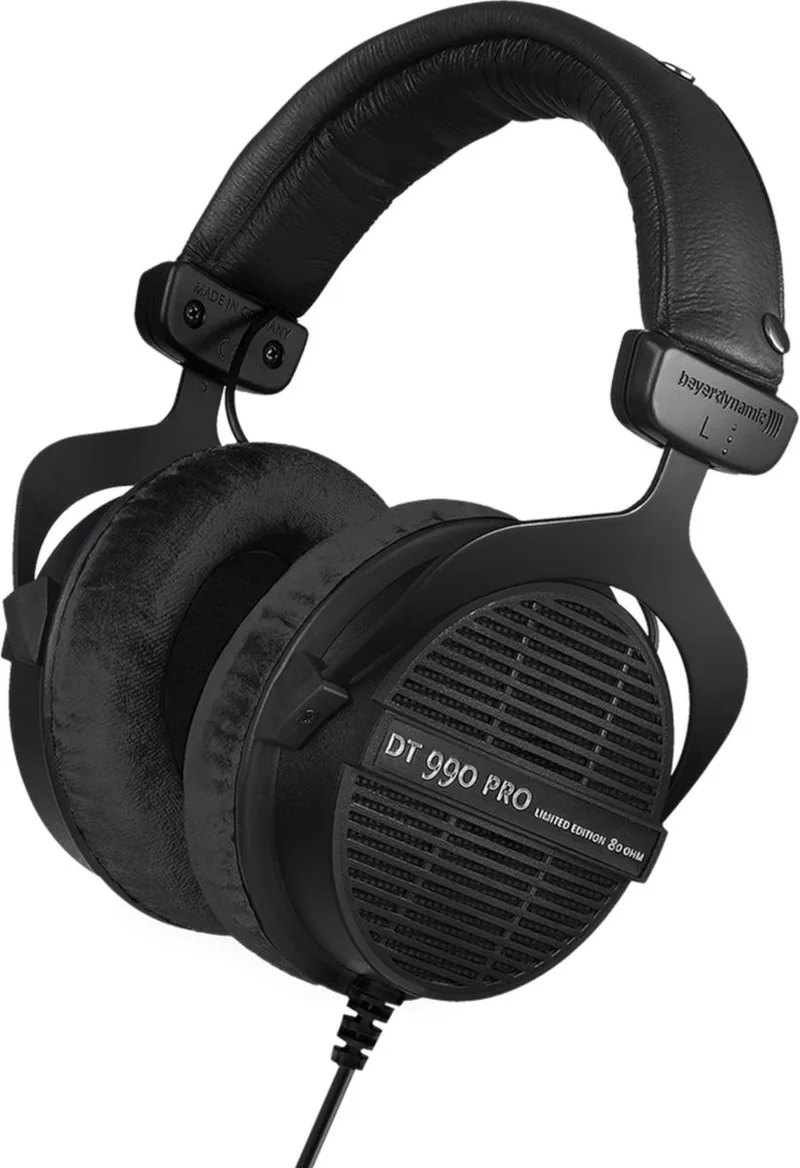 DT 990 Pro - Koptelefoon - 80 Ohm van beyerdynamic in Zwart – productfoto