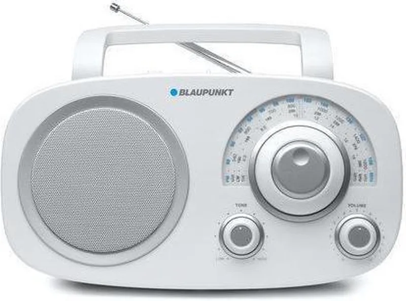BSA-8001 radio van Blaupunkt in Wit – productfoto