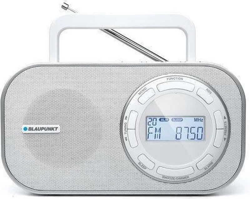 BTD-7001 radio van Blaupunkt in Wit – productfoto