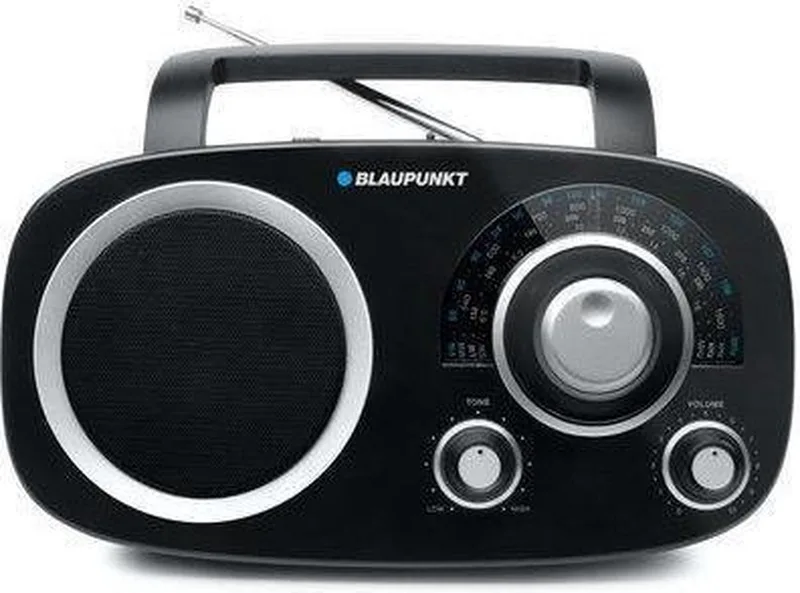 Table-Top Multi-band AC/DC Analogue Radio by Blaupunkt in Black – product photo