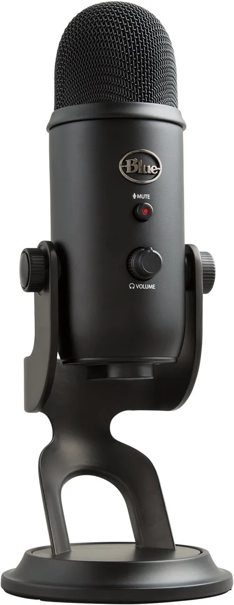 Yeti - Microfoon - USB - Studiokwaliteit Streaming en Recording - Blackout