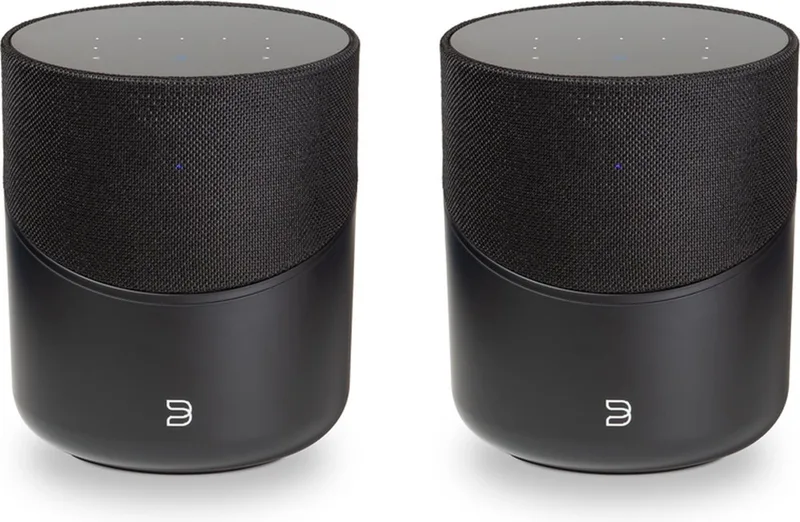 Combi Deal Bluesound Pulse M - Draadloze 360 Luidspreker - (2 speakers) by Bluesound in Black – product photo