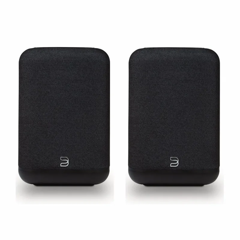 Pulse Flex Draadloze Streaming Speaker - Duo Pack van Bluesound in Zwart – productfoto
