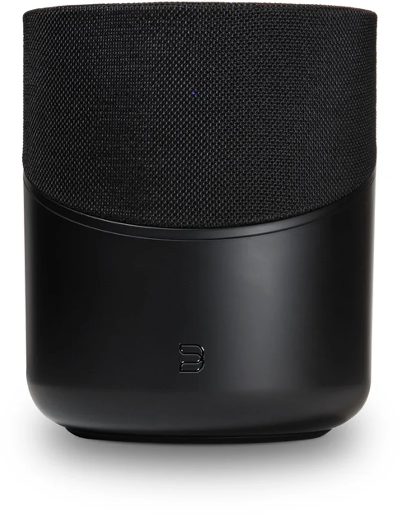 Pulse M - Draadloze 360 Luidspreker van Bluesound in Zwart – productfoto