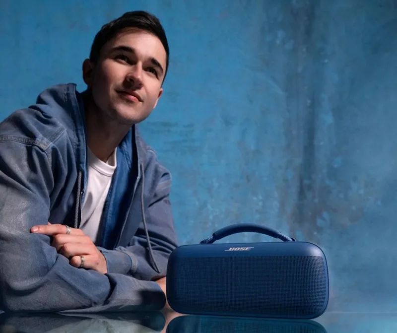 SoundLink Max - Bluetoothspeaker van Bose in Blauw – productfoto