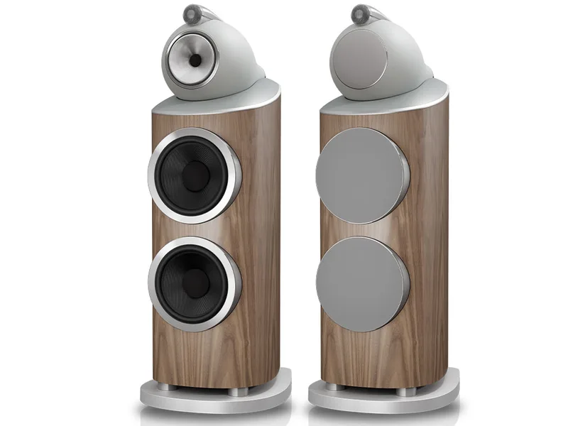 Bowers & Wilkins 801 D5 vloerstaande luidspreker licht walnoot by Bowers & Wilkins – product photo