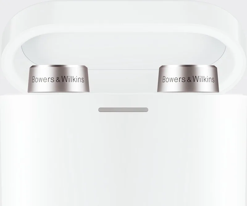 PI5 - In-Ear True Wireless hoofdtelefoon met Noise-cancelling von Bowers & Wilkins in Weiß – Produktfoto