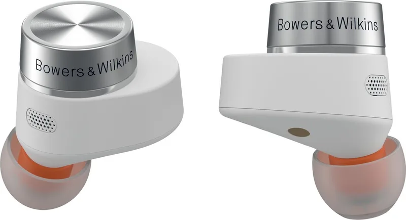 PI5 S2 Bluetooth oordopjes met Noise Cancelling, Meeslepend geluid en Draadloos opladen - Cloud Grey von Bowers & Wilkins in Schwarz – Produktfoto