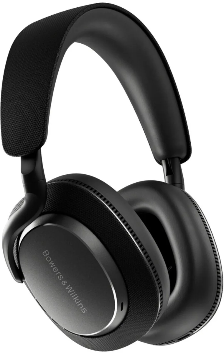Px7 S3 Draadloze Over-Ear Hoofdtelefoon, Geavanceerde Noise Cancelling, 30 Uur Afspelen, 8 Microfoons, Snelladen, aptX Lossless van Bowers & Wilkins in Antraciet Zwart – productfoto