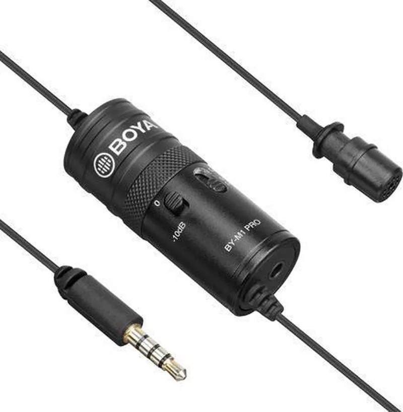 BY-M1 PRO microfoon Lavalier-/reversmicrofoon by Boya in Black – product photo