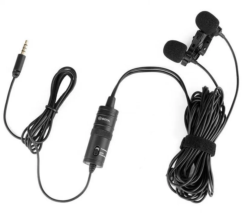 BY-M1DM - Microfoon van Boya in Zwart – productfoto