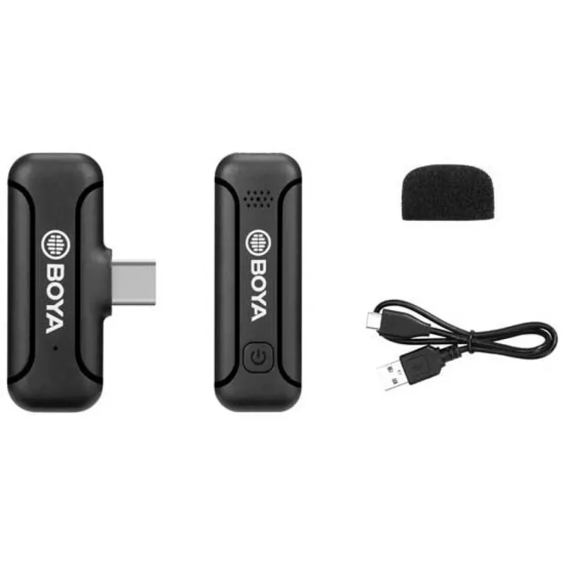 By-wm3t2-u1 C-type Draadloze Microfoon van Boya – productfoto 2 van 3